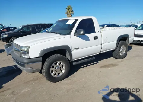 2003 Chevrolet Silverado 2500 Work Truck from USA, damaged, VIN 1GCGC24U03Z260767